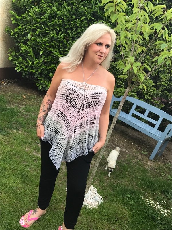 Häkelanleitung Sommertop "Zartes Mäuschen" - alle Größen - Bild 2