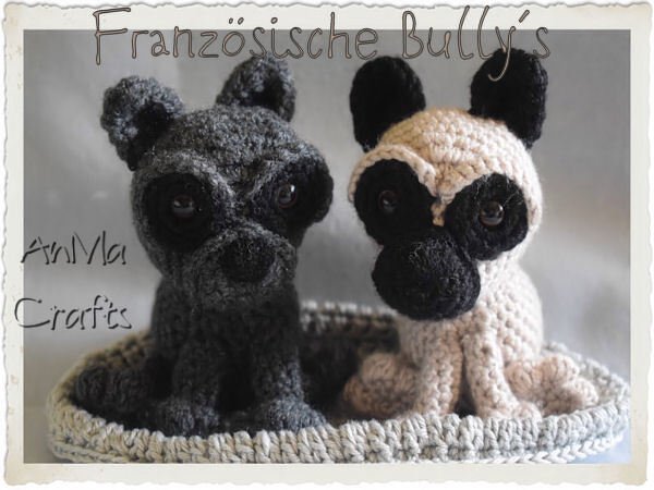 Häkelanleitung: Französische Bulldogge