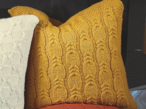 Strickanleitung Kissenbezug "Capri" 755042