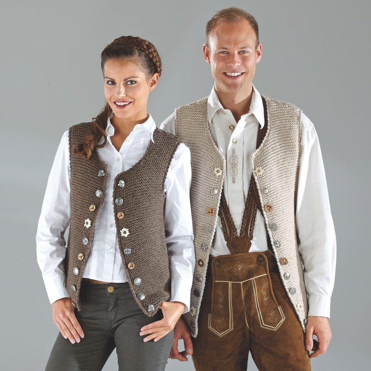 Strickanleitung Herrenweste "Record" 755023 - Bild 2