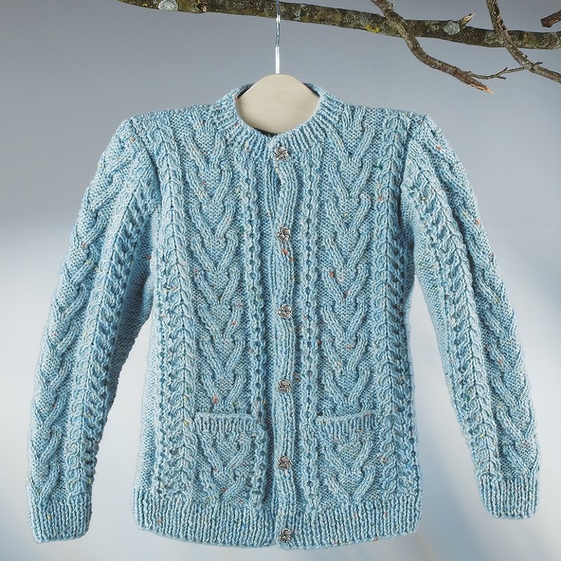 Strickanleitung Kindertrachtenjacke "Tweed" 756142