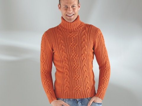 Strickanleitung Herrenpullover "Ideal" 755088