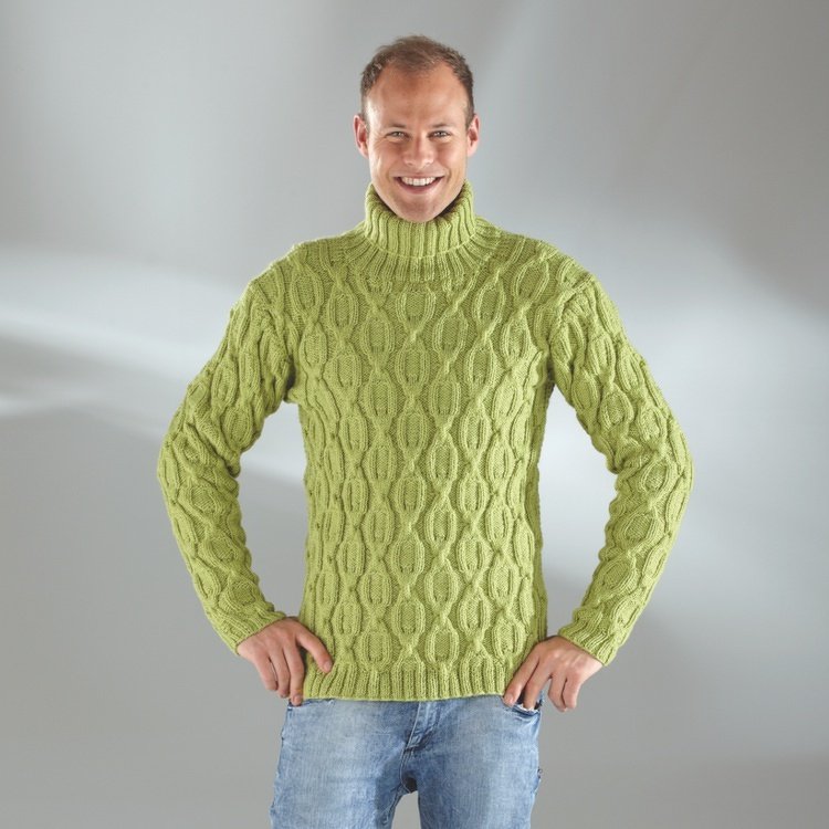 Strickanleitung Herrenpullover "Sporty" 755099