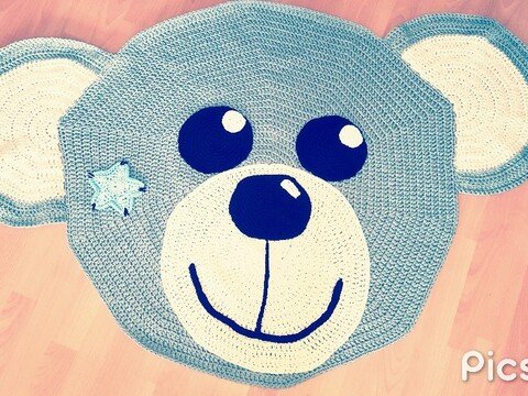 Anleitung Teppich Bär Knut