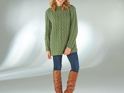 Strickanleitung Damenpullover "Piano" 756010