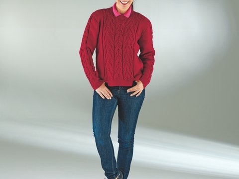 Strickanleitung Damenpullover "Sidney" 756007