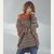 Strickanleitung Damenpullover "Feinstrumpf Color" 755003