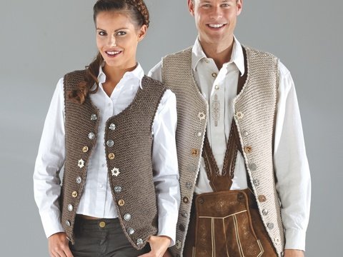 Strickanleitung Damenweste "Record" 755024