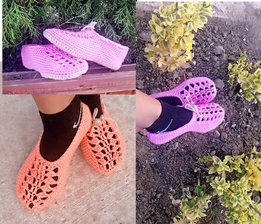 Crochet Pattern for a Womens House Slipper, Easy Lady Loafers - Easy Women's shoes, Instant Download sizes US 3-12, with video, US & UK