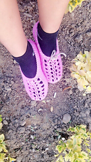 Crochet Pattern for a Womens House Slipper, Easy Lady Loafers - Easy Women's shoes, Instant Download sizes US 3-12, with video, US & UK