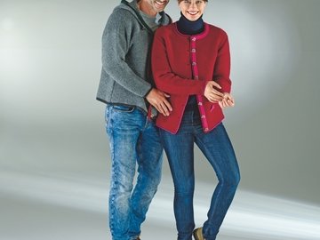 Strickanleitung Damentrachtenjacke "Sidney" 756113