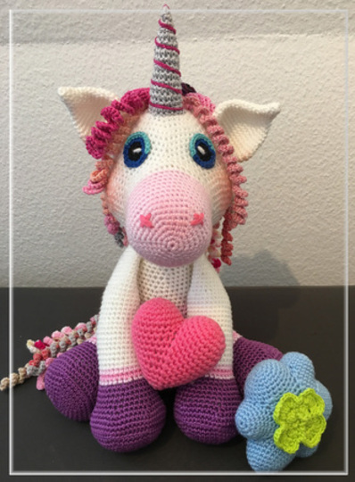 Cotton´s Zauberwelt: "Cotton - das Einhorn 2.0" + alte Anleitung Cotton - das Einhorn Maxiversion