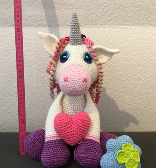 Cotton´s Zauberwelt: "Cotton - das Einhorn 2.0" + alte Anleitung Cotton - das Einhorn Maxiversion