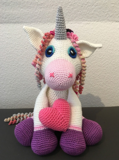 Cotton´s Zauberwelt: "Cotton - das Einhorn 2.0" + alte Anleitung Cotton - das Einhorn Maxiversion