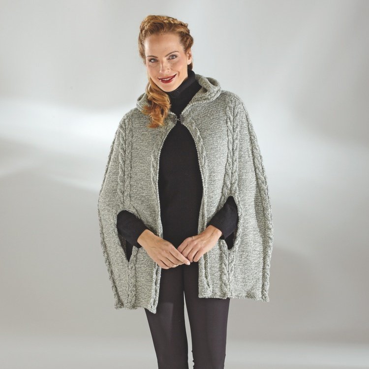 Strickanleitung Damencape "Record" 755018