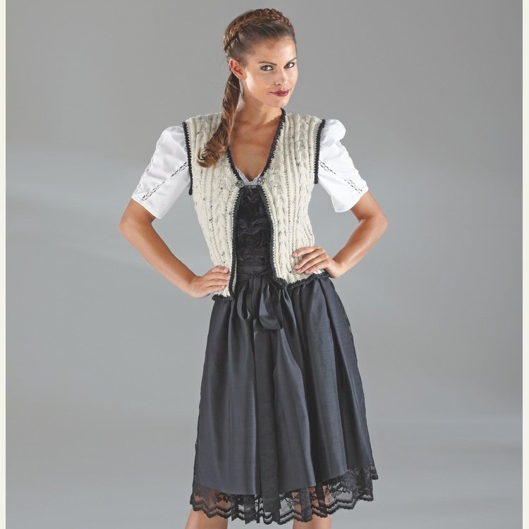 Strickanleitung Damentrachtenweste "Trachtenwolle" 755053 - Bild 2