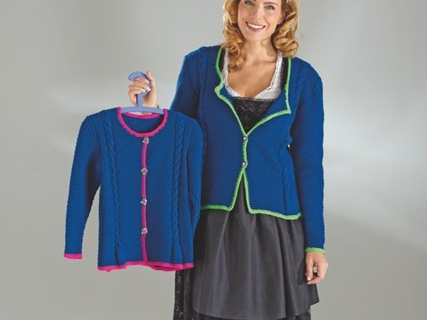 Strickanleitung Damenjacke "Capri" 755089