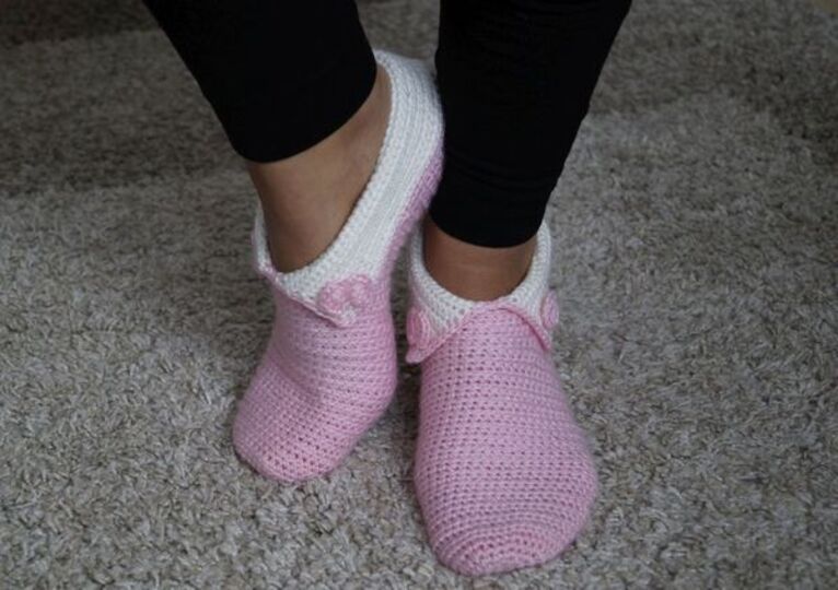 Sparset! Häkelanleitung Hausschuhe, Sommersocken