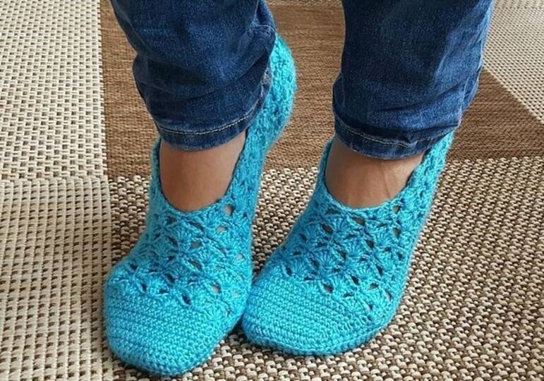 Sparset! Häkelanleitung Hausschuhe, Sommersocken