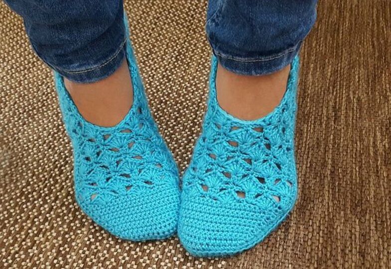 Sparset! Häkelanleitung Hausschuhe, Sommersocken