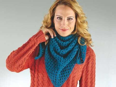 Häkelanleitung Dreiecktuch "Toledo" 756133