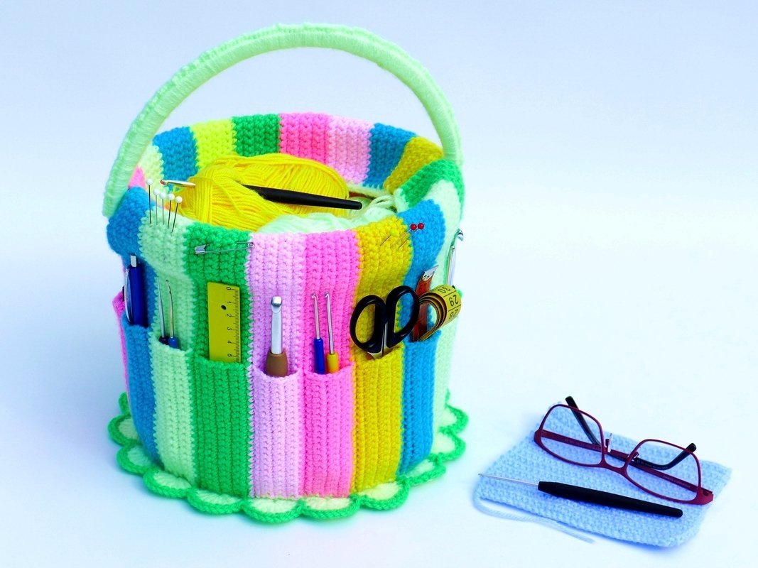 Needle Work / Handicraft Bucket