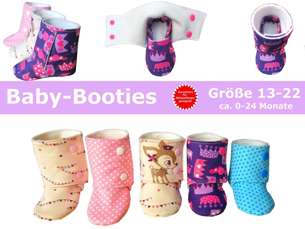 Hausschuhe nähen für die ganze Familie / Alle 32 Größen im Sparpaket - Schnittmuster & Nähanleitungen - Bild 2