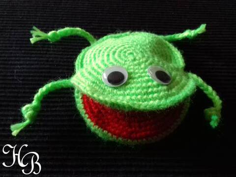 Frosch Willi - Häkelanleitung