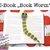 E-Book "Book Worm" Book Mark