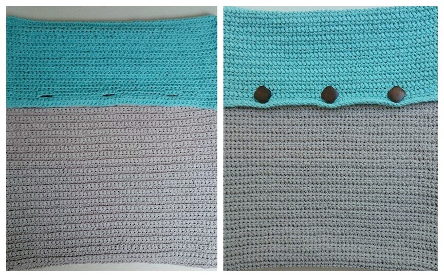 Kissenhülle häkeln - aus Eco Textilgarn - Häkelanleitung PDF