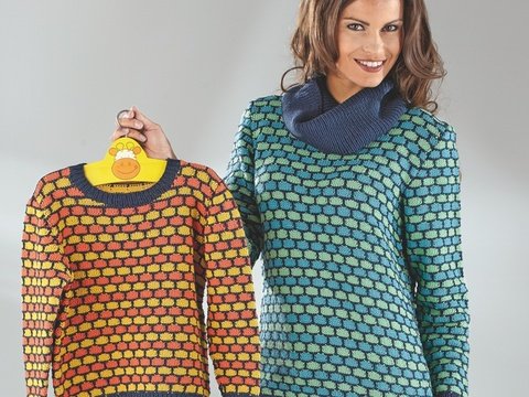 Strickanleitung Damenpullover "Macau" 755096