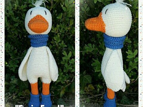 Häkelanleitung Ernie Erpel