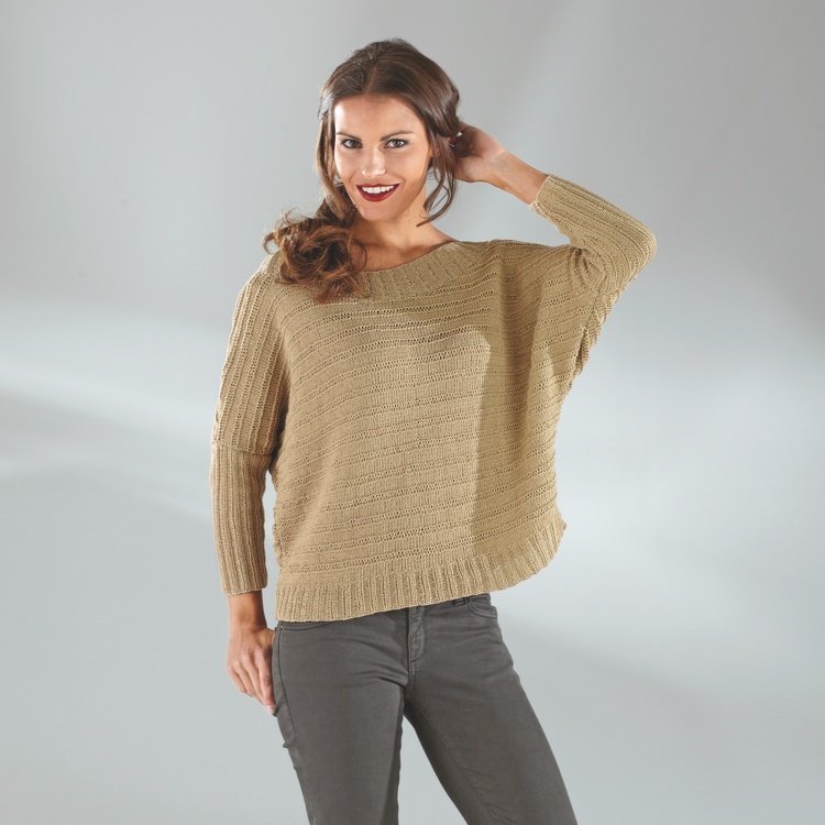 Strickanleitung Damenpullover "Amazonas" 755022 - Bild 2