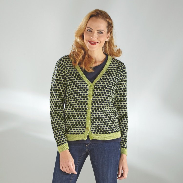 Strickanleitung Damenjacke "Cablé Gitti" 755044 - Bild 2