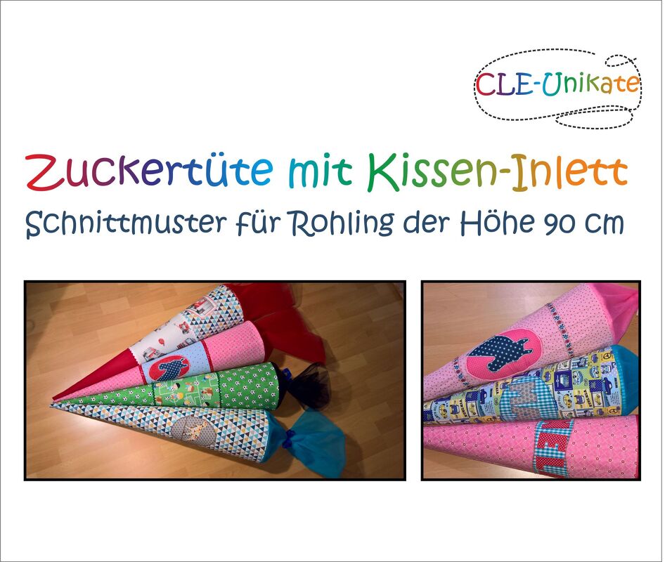XXL-Zuckertüte mit Kissen-Inlett