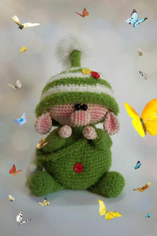 Häkelanleitung süßer Gartengnomi, Amigurumi - Bild 2