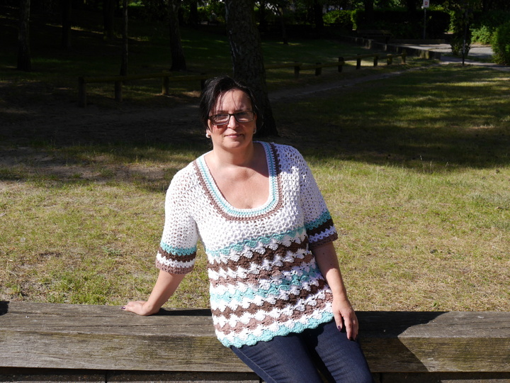 Häkelanleitung Sommerpulli/Tunika oversize für alle Größen leicht anpassbar Summer Feeling