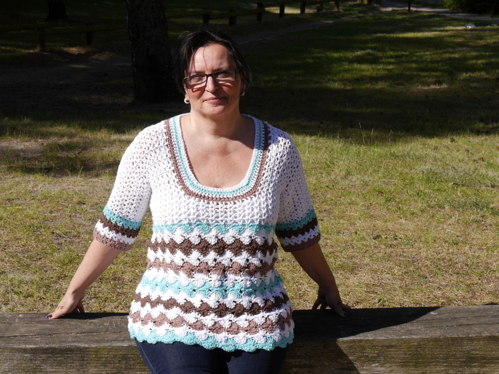 Häkelanleitung Sommerpulli/Tunika oversize für alle Größen leicht anpassbar Summer Feeling