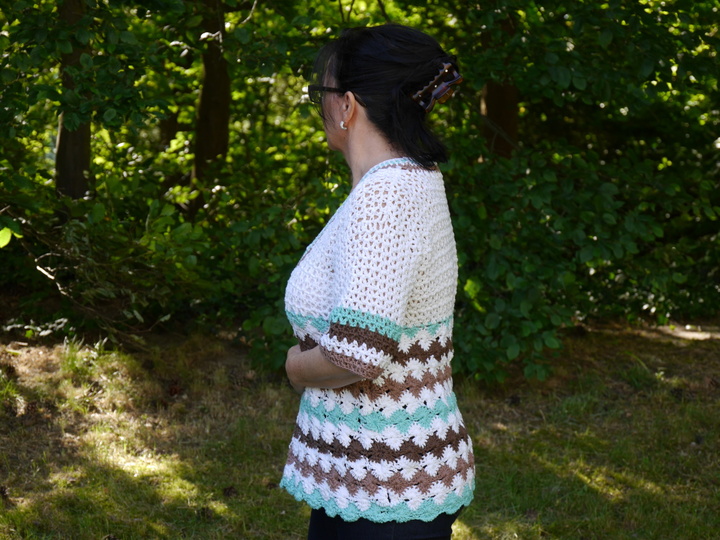 Häkelanleitung Sommerpulli/Tunika oversize für alle Größen leicht anpassbar Summer Feeling