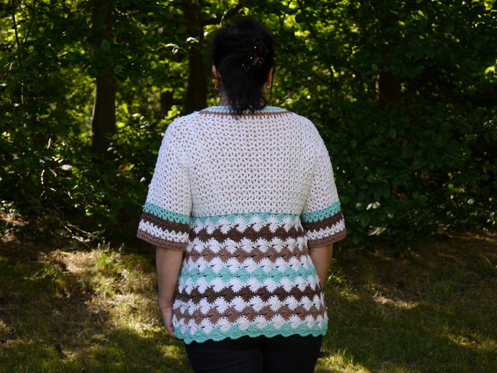 Häkelanleitung Sommerpulli/Tunika oversize für alle Größen leicht anpassbar Summer Feeling