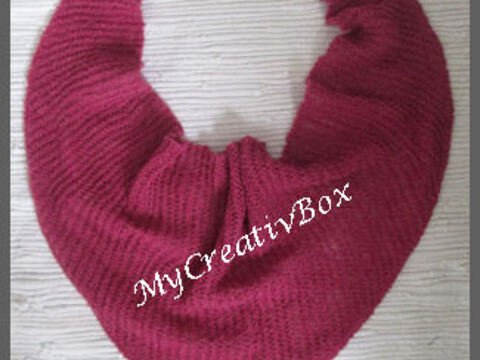 Tuch "Lichtblick" gestrickt