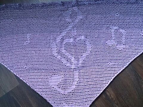 Motivtuch "Notenschlüssel"