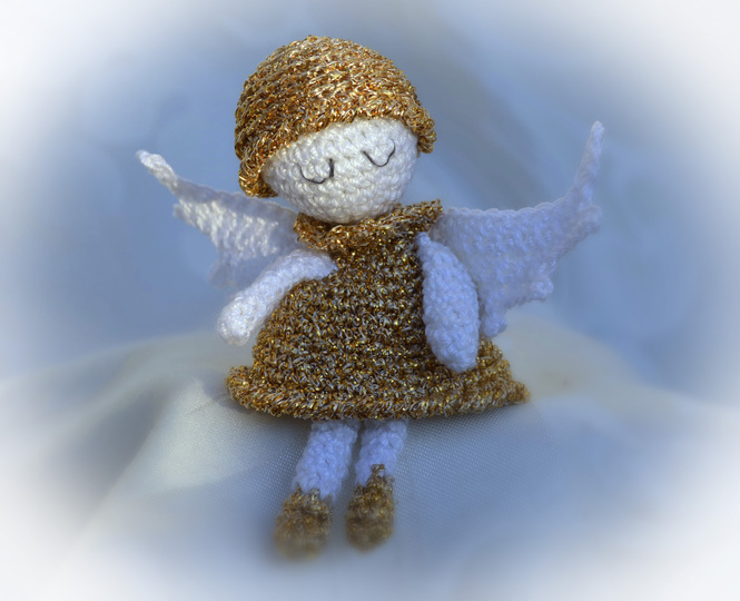 4 in 1 Schutzengel Glücksbringer Wichtel Kantenhocker Schlüsselanhänger Mitbringsel Puppe Elfe Christbaumschmuck Engel