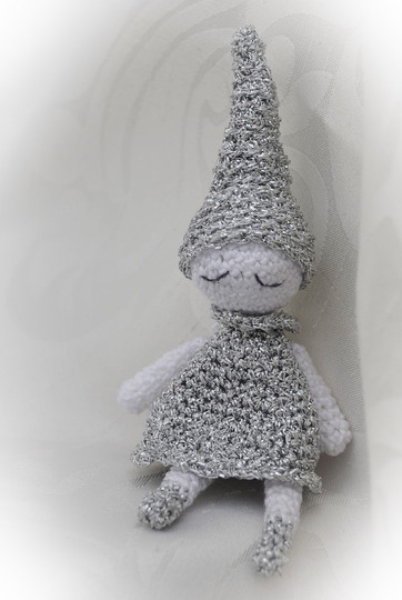 4 in 1 Schutzengel Glücksbringer Wichtel Kantenhocker Schlüsselanhänger Mitbringsel Puppe Elfe Christbaumschmuck Engel