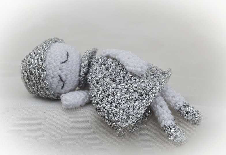 4 in 1 Schutzengel Glücksbringer Wichtel Kantenhocker Schlüsselanhänger Mitbringsel Puppe Elfe Christbaumschmuck Engel