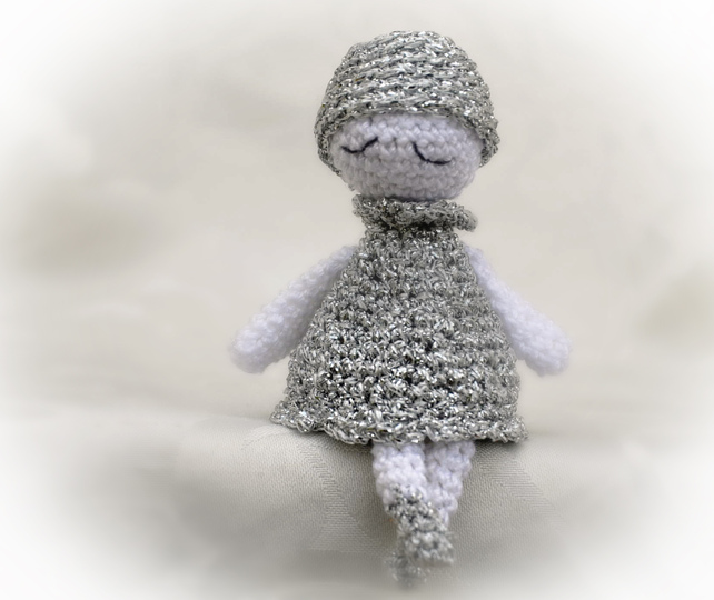 4 in 1 Schutzengel Glücksbringer Wichtel Kantenhocker Schlüsselanhänger Mitbringsel Puppe Elfe Christbaumschmuck Engel