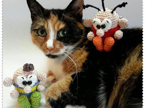 Häkelanleitung Willi Witzig, Schlüsselanhänger,Taschenbaumler