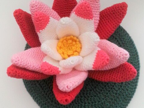Häkelanleitung Seerose