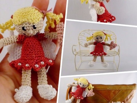 Schutzengelchen Fiona - Häkelanleitung