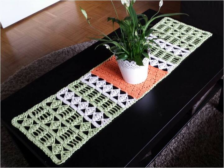 Häkeln/Tischläufer Fun/alle Größen